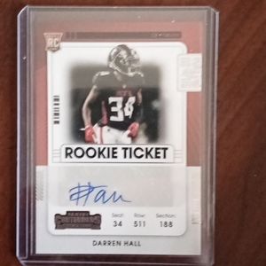Darren Hall Rookie Auto